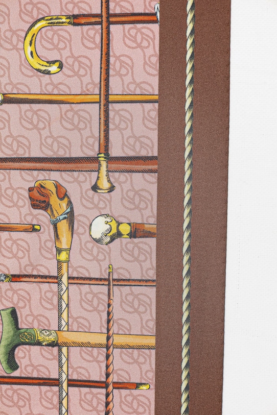 Drôle de Monsieur apaszka damska jedwabna Cannes K.BA026.SE007.OPI różowy SS26