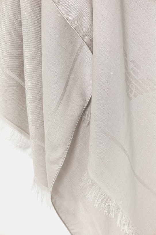 Akcesoria Emporio Armani szal damski z wiskozy EM005438.AF24678 szary