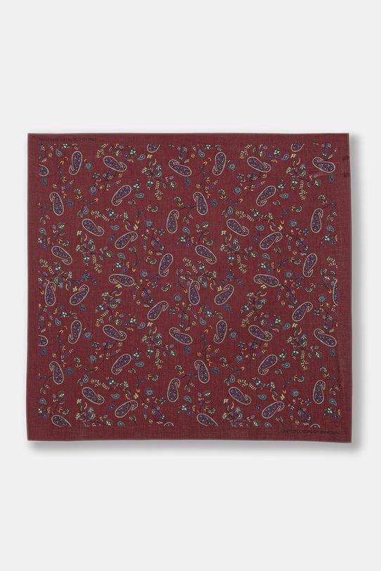 United Colors of Benetton bandana męska bawełniana bordowy 69MUVU00C