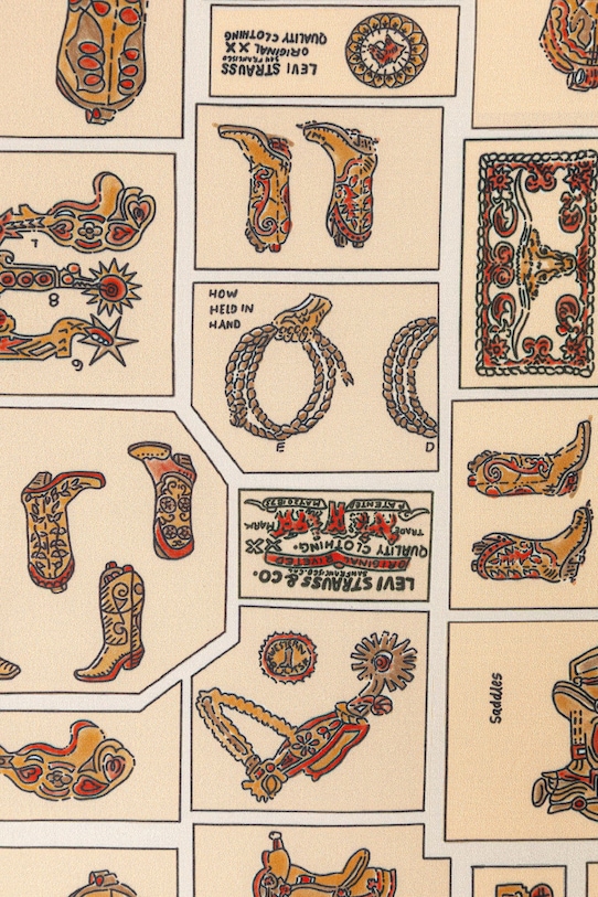 Levi's apaszka bawełniana M's Bandana 005CX pomarańczowy SS26