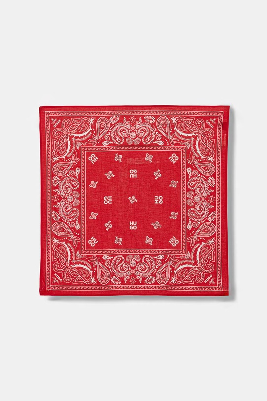 HUGO šatka pánska bavlnená 2Bandana_pack_M 50561669 čierna SS26
