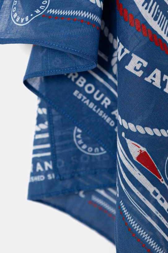 Akcesoria Barbour MAC0488BU95 bandana bawełniana męska MAC0488BU95 niebieski