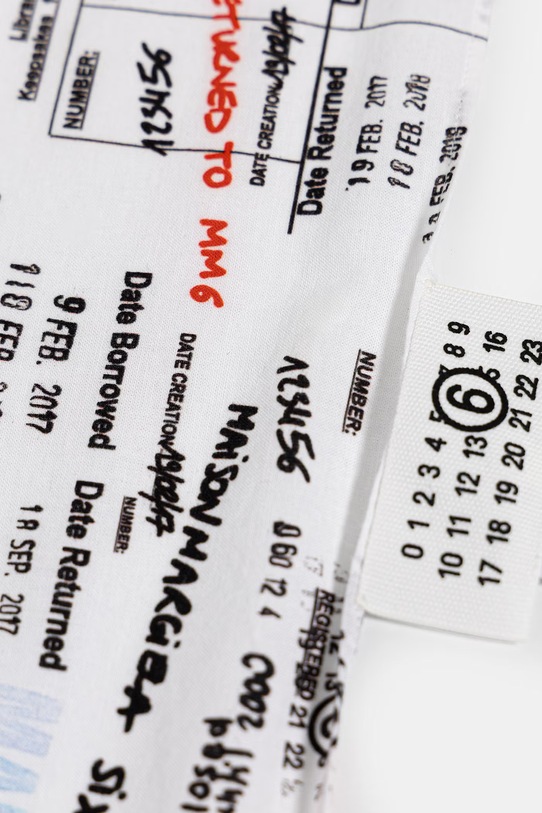 Akcesoria MM6 Maison Margiela apaszka bawełniana SH0TF0002.M35804.001S biały