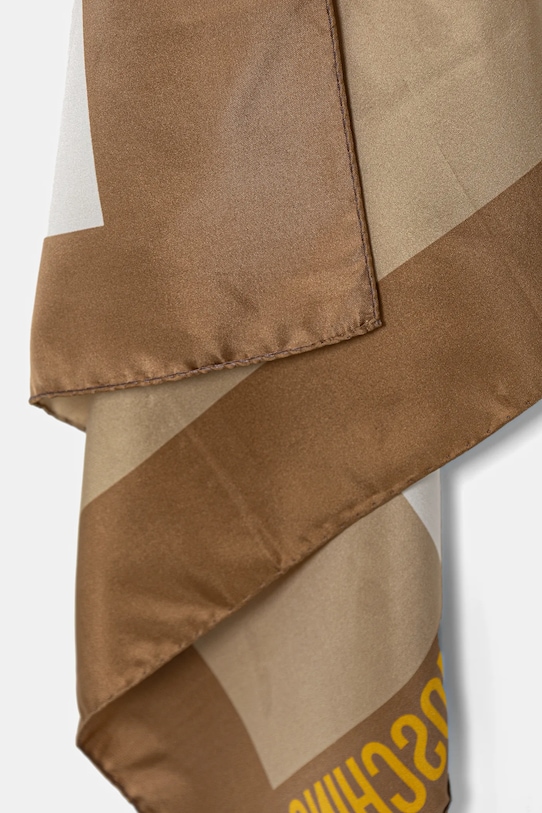 Akcesoria Moschino chusta jedwabna M5871.50348 beżowy