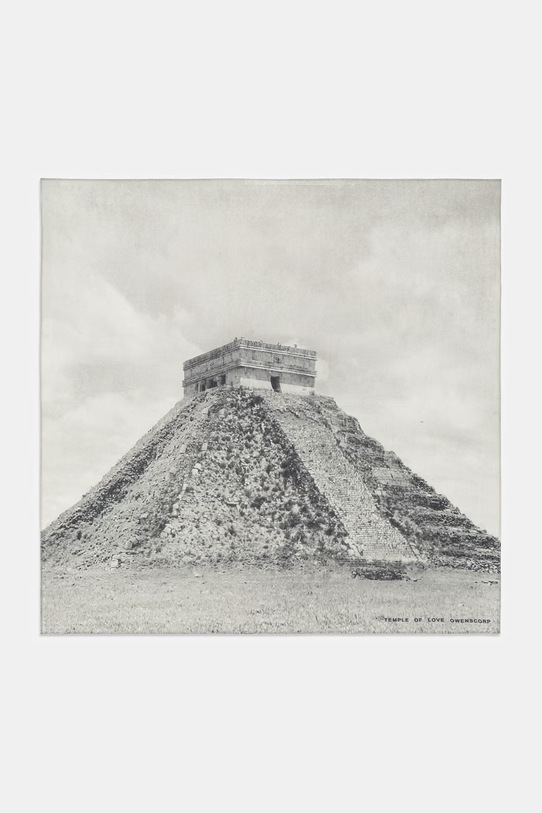 Rick Owens DRKSHDW Castillo apaszka bawełniana szary DA01F4471.SCAEP2