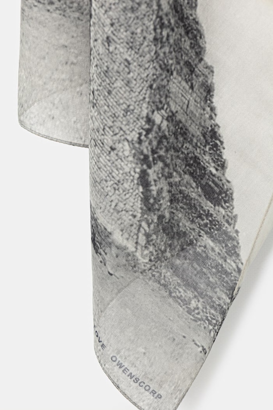 Akcesoria Rick Owens DRKSHDW Castillo apaszka bawełniana DA01F4471.SCAEP2 szary