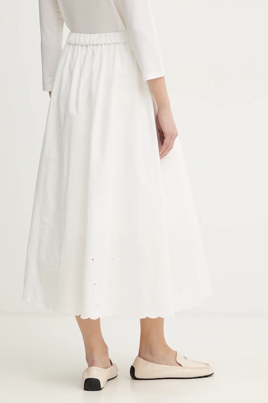 Odzież Weekend Max Mara spódnica z dodatkiem lnu PIO 2615101021600 beżowy