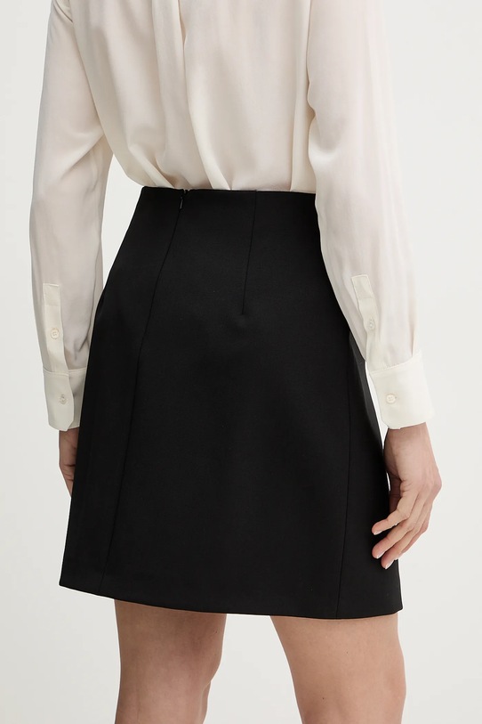 Odzież Weekend Max Mara spódnica z dodatkiem wełny ARCADIA 2615101041600 czarny