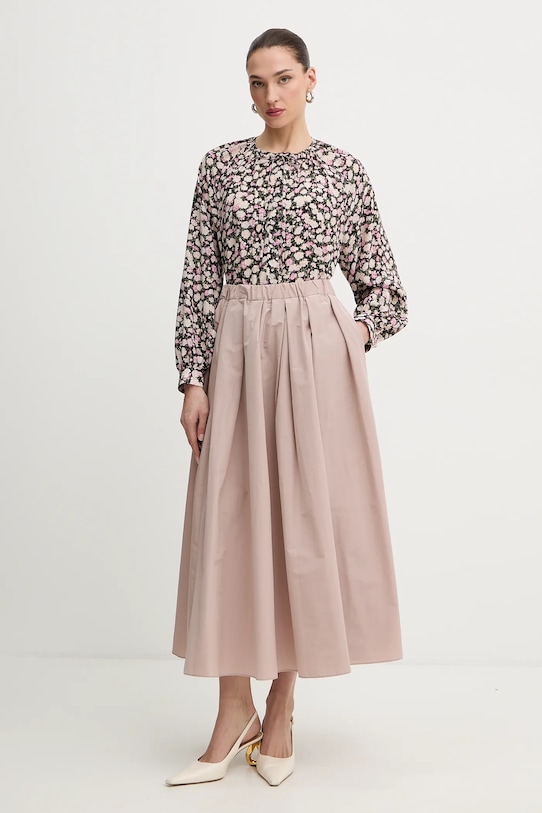 Weekend Max Mara spódnica CURVATO 2615101051600 różowy SS26