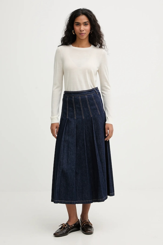 Weekend Max Mara spódnica jeansowa OVALE 2615101071600 granatowy SS26