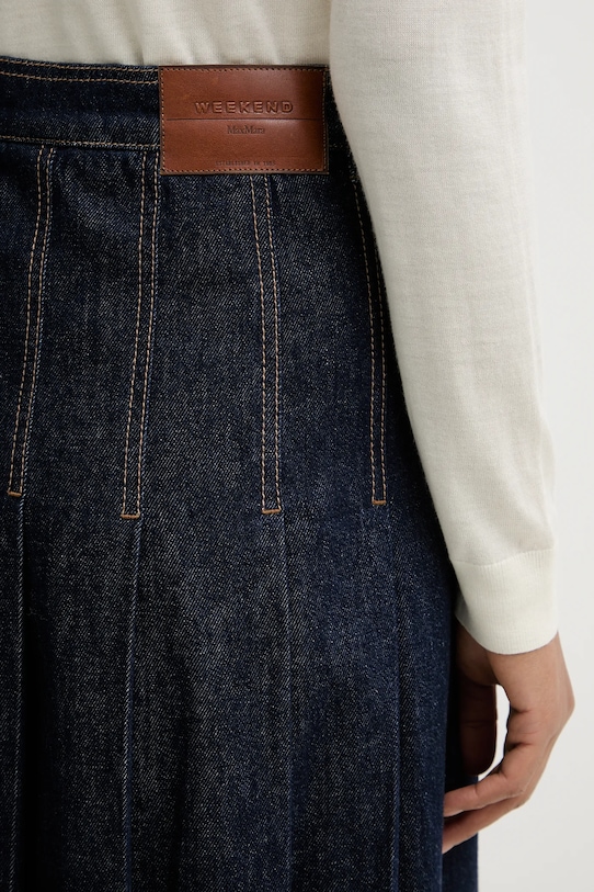 Weekend Max Mara spódnica jeansowa OVALE 2615101071600 granatowy