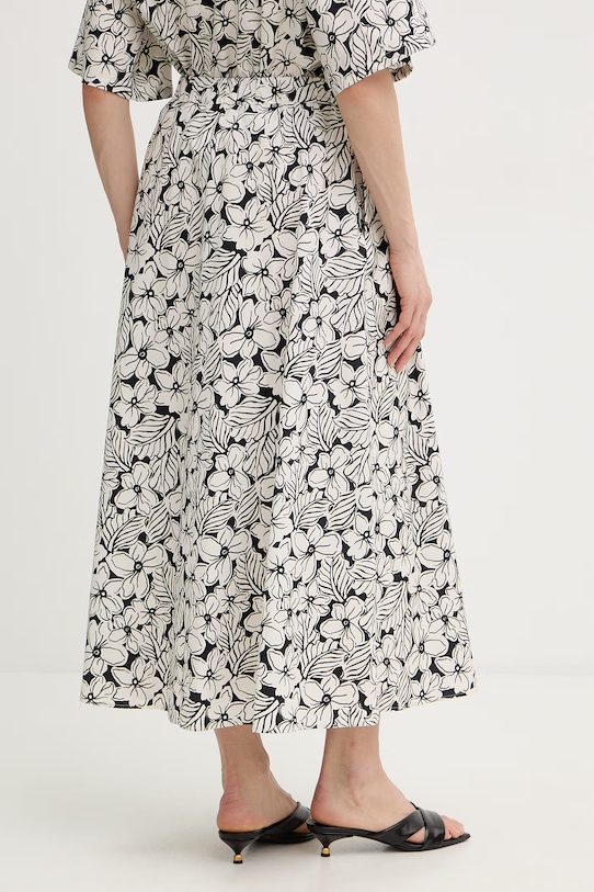 Odzież Weekend Max Mara spódnica bawełniana UOMO 2615101022600 biały