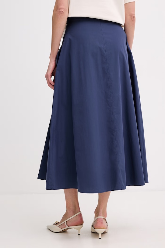 Odzież Weekend Max Mara spódnica bawełniana ZATTERA 2615101042600 granatowy