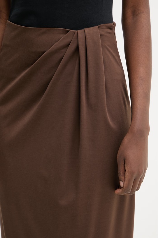 Weekend Max Mara spódnica LAPPOLE brązowy 2615771012600