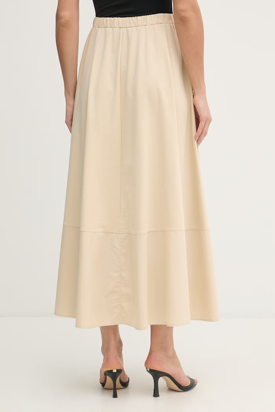 Одежда MM by Max Mara юбка с хлопком RIBES 2616771018600 бежевый