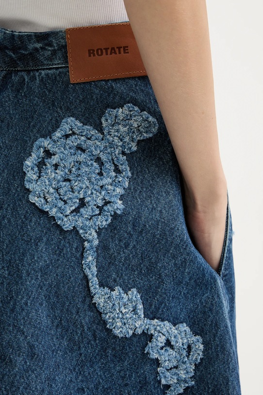 Rotate spódnica jeansowa niebieski 1151751602