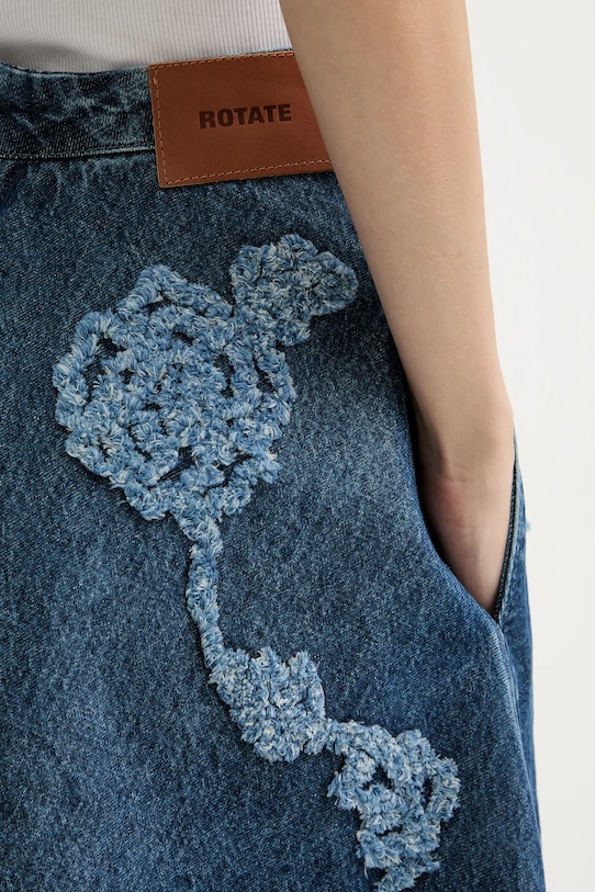 Rotate spódnica jeansowa niebieski 1151751602