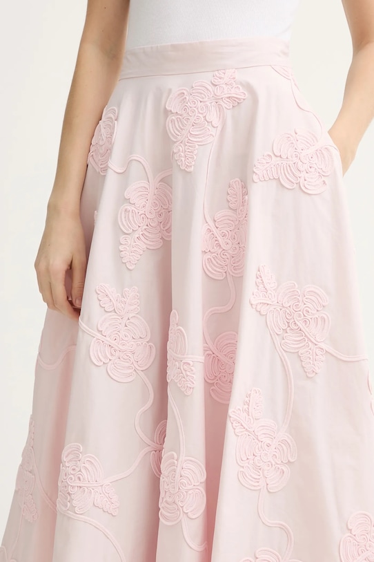 Rotate spódnica bawełniana różowy 1151001809