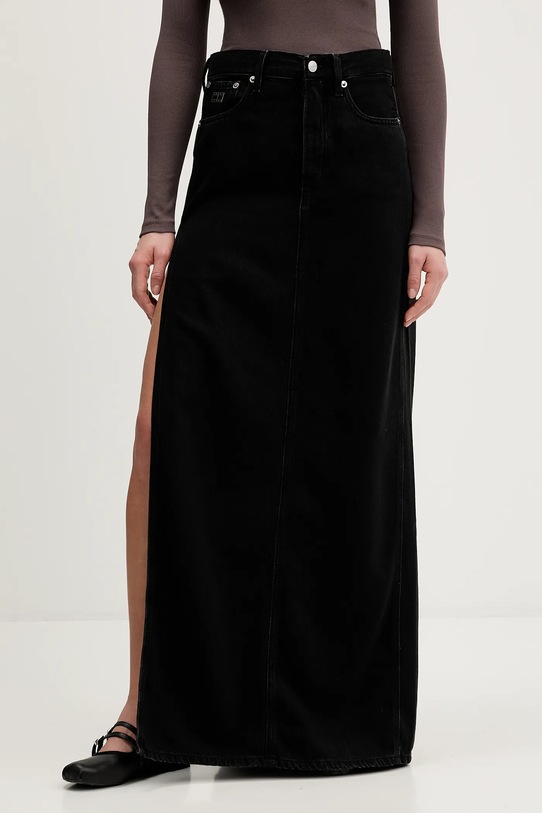 Tommy Jeans spódnica jeansowa casual czarny DW0DW22119