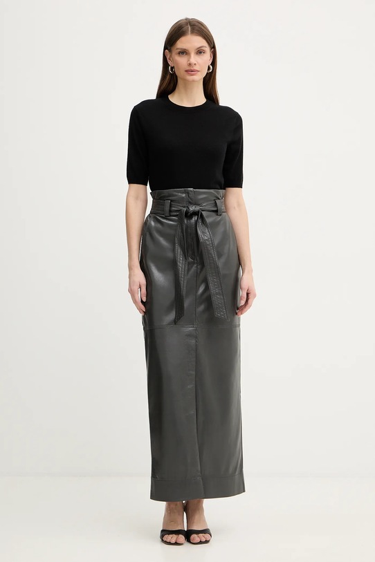 Φούστα BOSS Orange C Vacaro 50552363 γκρί SS26