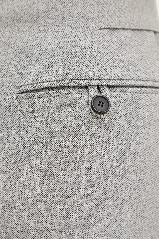 Sukňa s prímesou vlny BOSS Vakava sivá 50553666