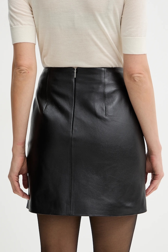 Odzież BOSS spódnica skórzana Seby 50552202 czarny
