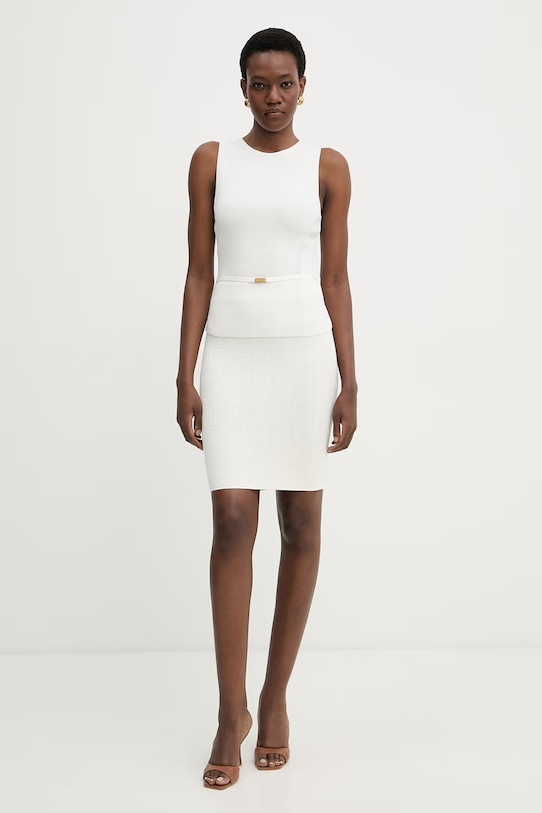 Marciano by Guess spódnica z wiskozą KIANNA G6GD22.Z0765 beżowy SS26