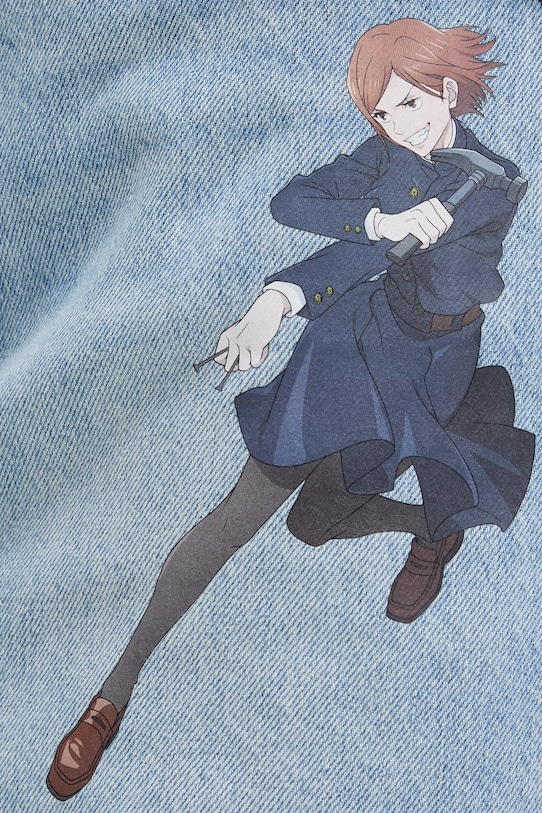 Džínová sukně Hugo Blue HUGO x Jujutsu Kaisen 50557549