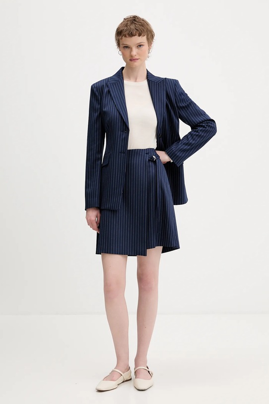 HUGO spódnica Rabisu 50554460 granatowy SS26