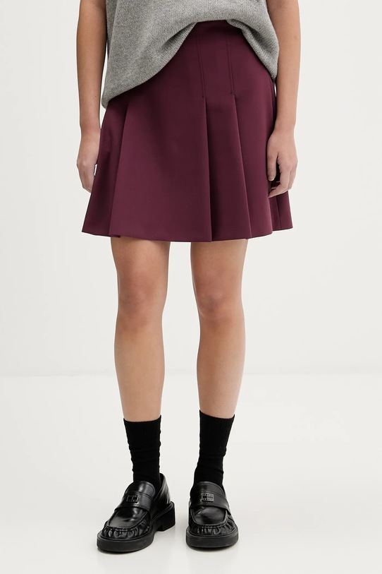 Sukně HUGO Roballo mini burgundské 50554462