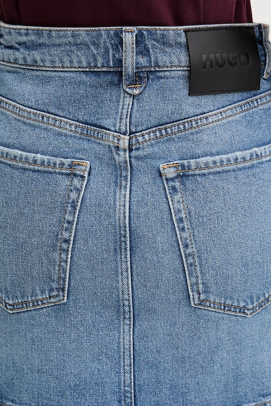 Джинсовая юбка HUGO Gilvie голубой 50553182
