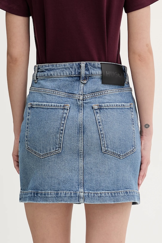 Odzież HUGO spódnica jeansowa Gilvie 50553182 fioletowy