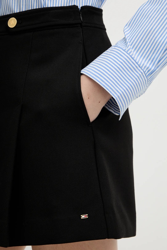 Φούστα Tommy Hilfiger μαύρο WW0WW47788