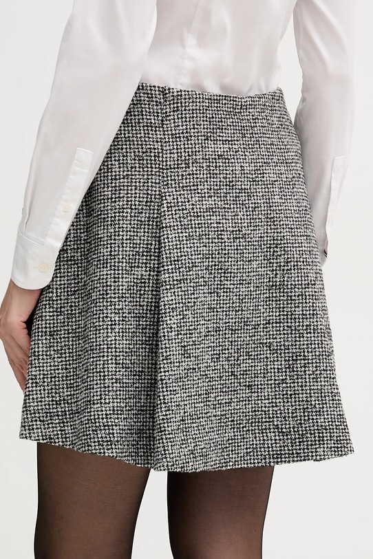Odzież Tommy Hilfiger spódnica z domieszką wełny WW0WW48787 szary