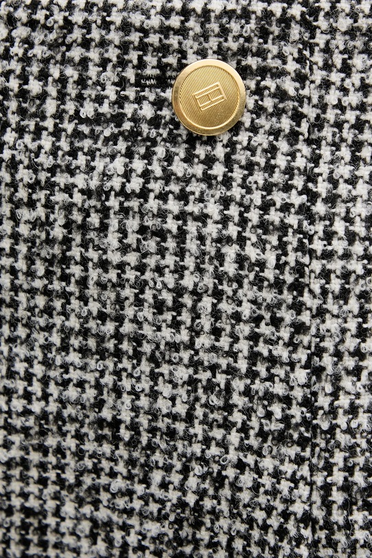 Tommy Hilfiger spódnica z domieszką wełny szary WW0WW48787