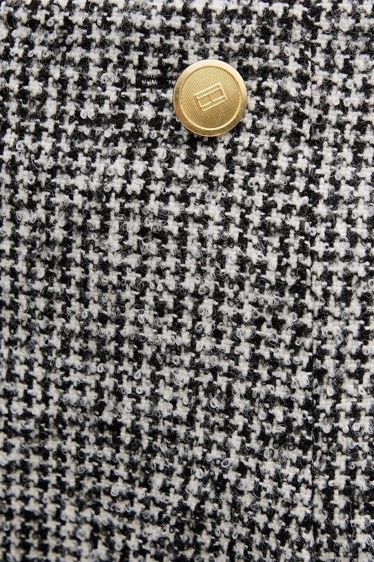 Tommy Hilfiger spódnica z domieszką wełny szary WW0WW48787