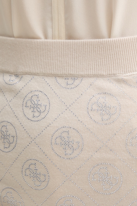 Φούστα από μείγμα μαλλιού Guess 4G μπεζ W6RD0O.Z3JD2