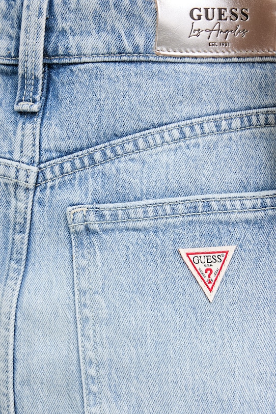 Guess spódnica jeansowa LAYLA niebieski W6RD1H.D6833