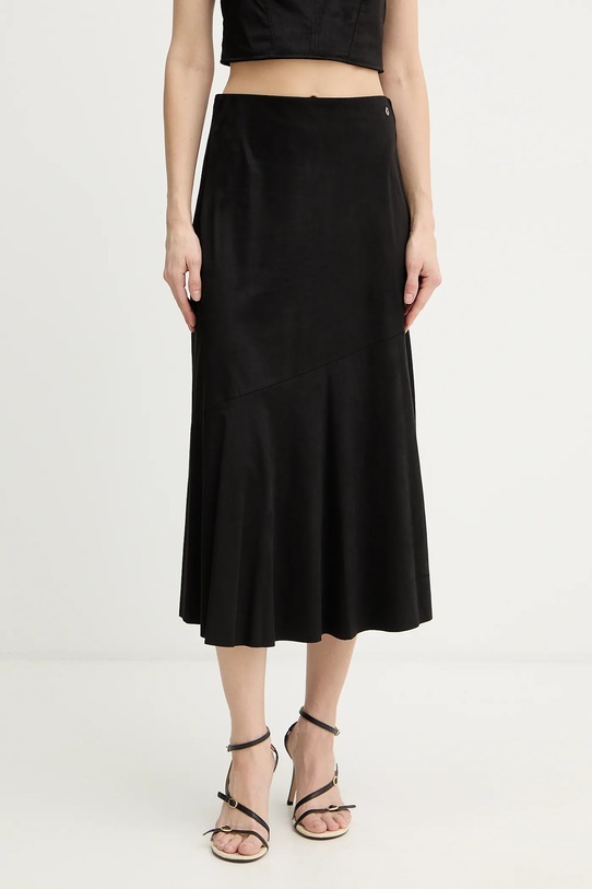 Sukňa Guess NUNZIA látka čierna W6RD15.WJ472