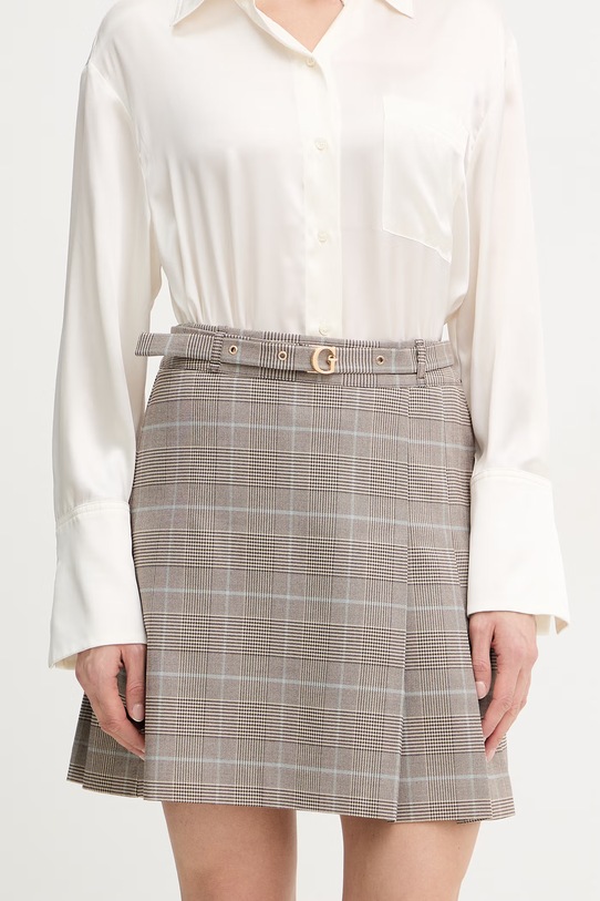 Guess spódnica GERALDINE casual beżowy W6RD55.WJ642
