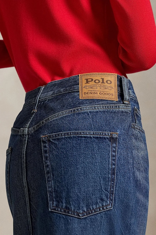 Polo Ralph Lauren spódnica jeansowa granatowy 211A95501