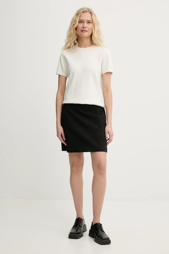 Suknja Calvin Klein LV044E621G crna SS26