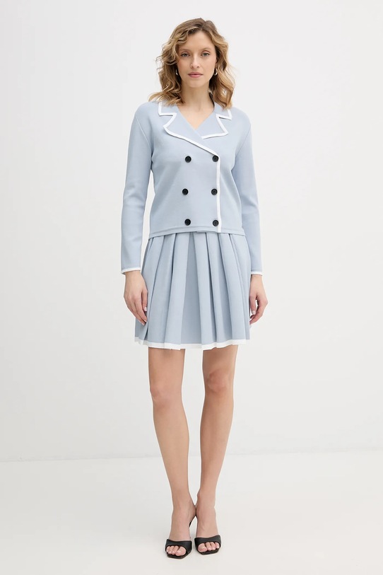 Sukňa Karl Lagerfeld B1W12003 modrá SS26