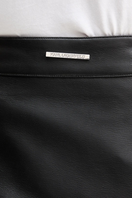 Karl Lagerfeld spódnica z domieszką wełny B1W12001 czarny