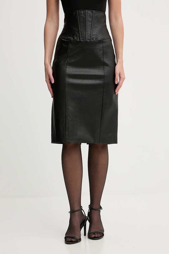 Bardot spódnica midi czarny 60225SB