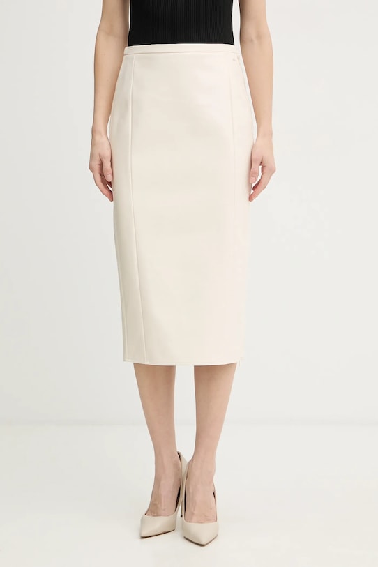 Armani Exchange spódnica casual beżowy XW001814.AF18859