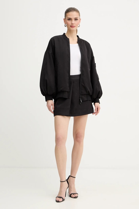 Armani Exchange spódnica XW001825.AF19010 czarny SS26