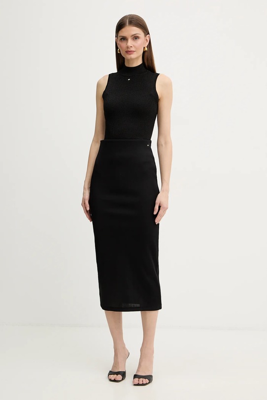 Sukňa Armani Exchange XW001835.AF18852 čierna SS26