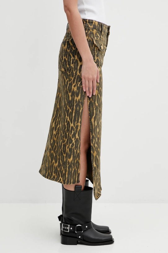 GANNI spódnica zielony A1090043