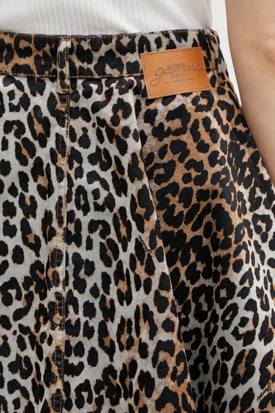 GANNI spódnica czarny A1090084